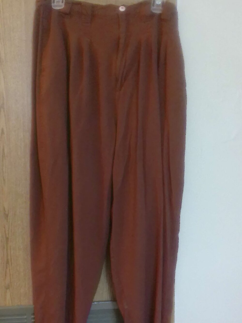 David Hollis Women's Rust-Colored Dress Slacks, Size 18